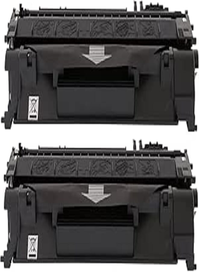 TONER EXPERTE® Pack of 2 Compatible CF280A Toner Cartridges Replacement for LaserJet Pro 400 M401dn M401dw M401n M401a M401d M401dne MFP M425dn MFP M425dw (2700 Pages)